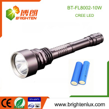 China Outlet Mult-funcional 3 modos de luz ultra brillante de emergencia de aluminio llevó la antorcha de mano 10W Cree llevado linterna cubierta